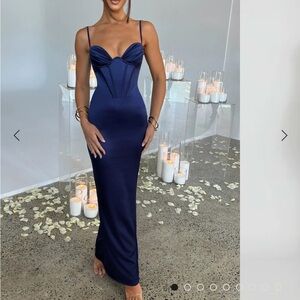 Babyboo navy maxi dress